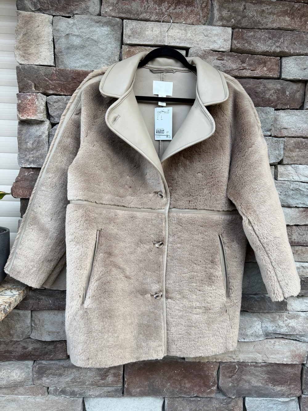 Faux Fur/ Faux Leather H&M